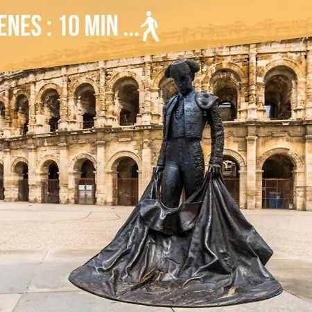 Apartment Le Nimois Clim, Netflix, Cocon Cosy Proche Du Centre Nîmes